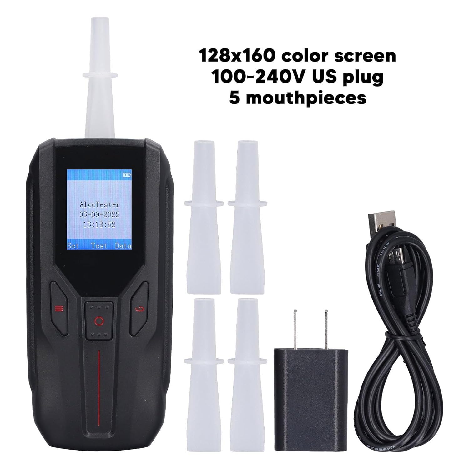 MR BLACK 03 alcohol tester used for monitoring sobriety and safe driving.