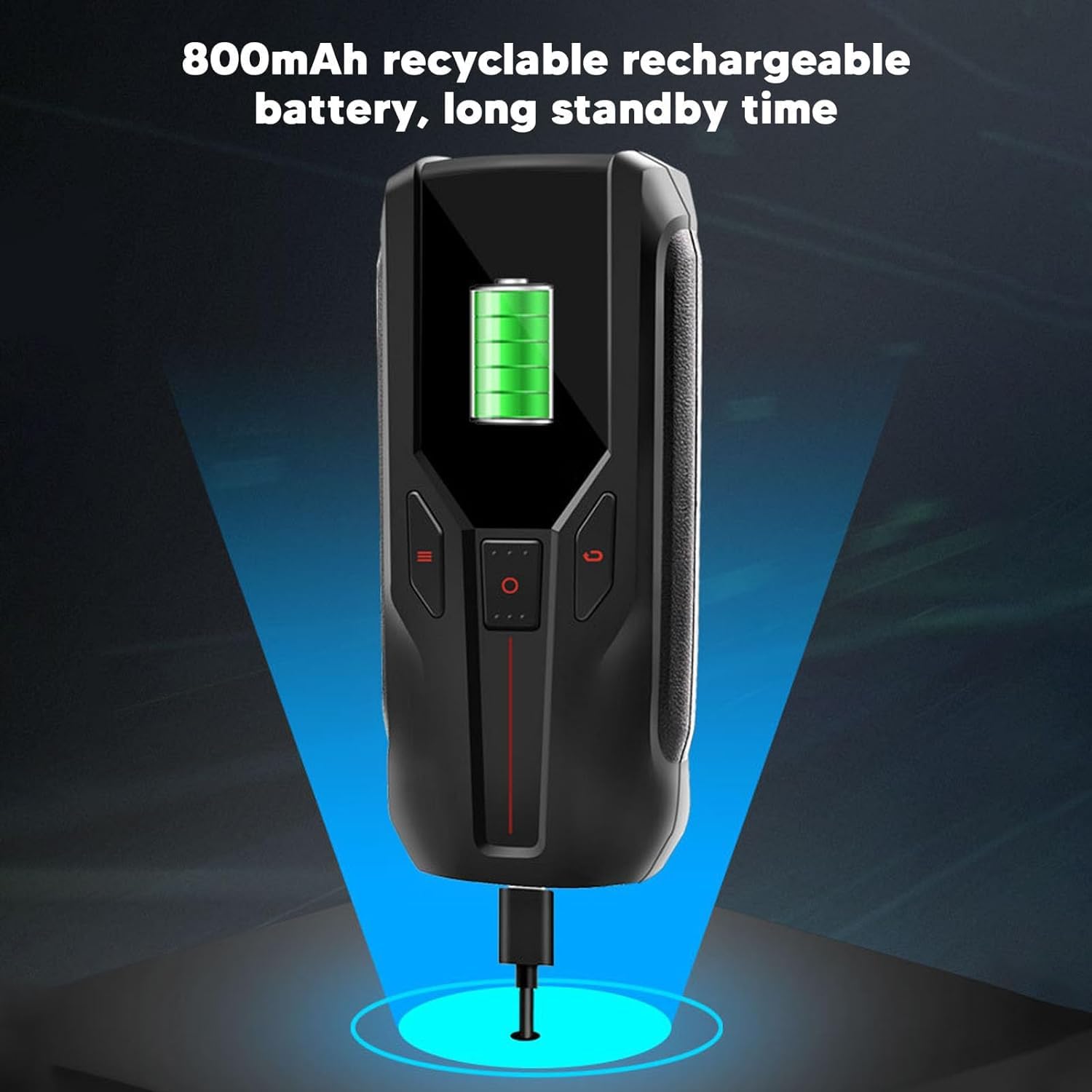 Portable BAC monitoring device with modern black and red finish.