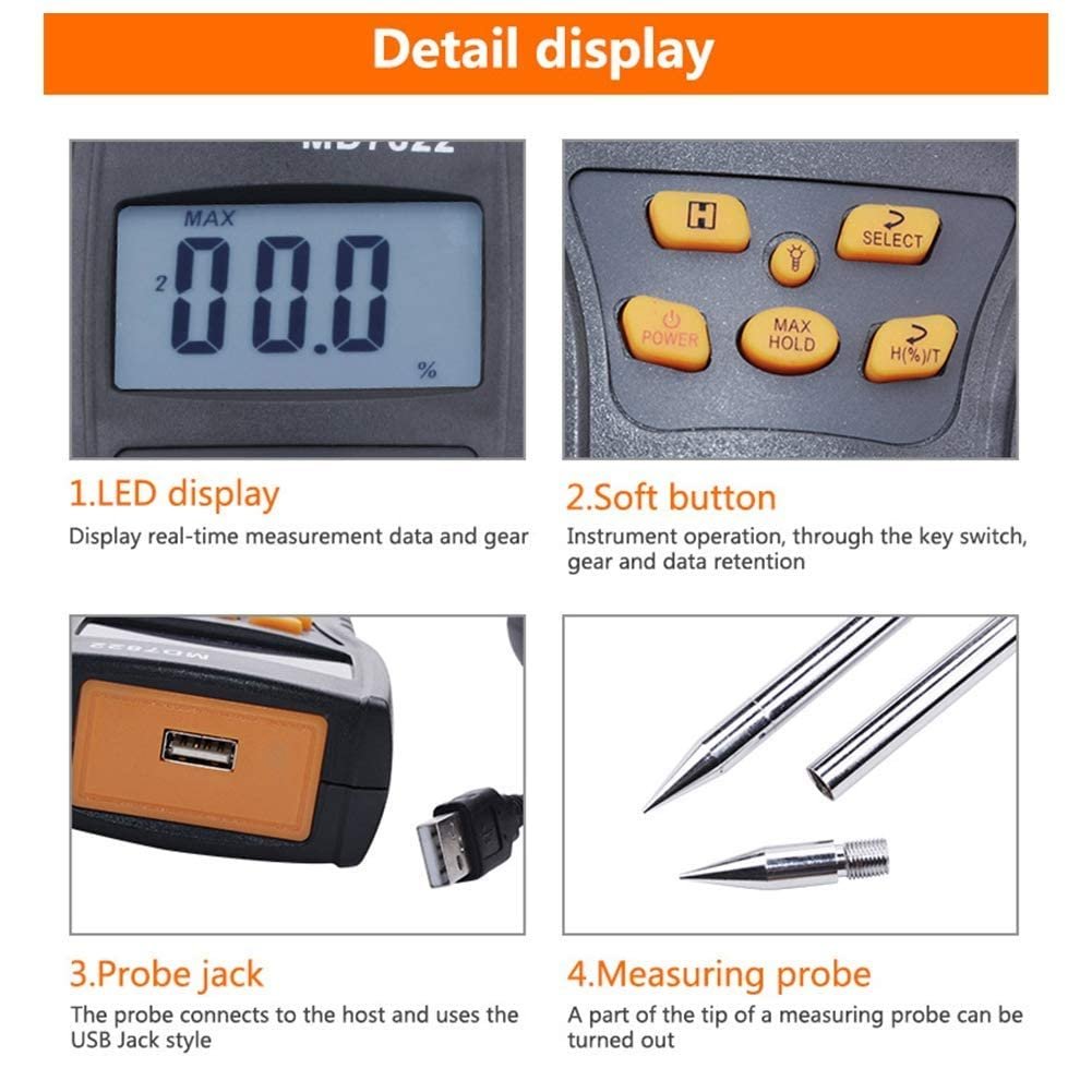 Digital Grain Moisture Meter - MD7822