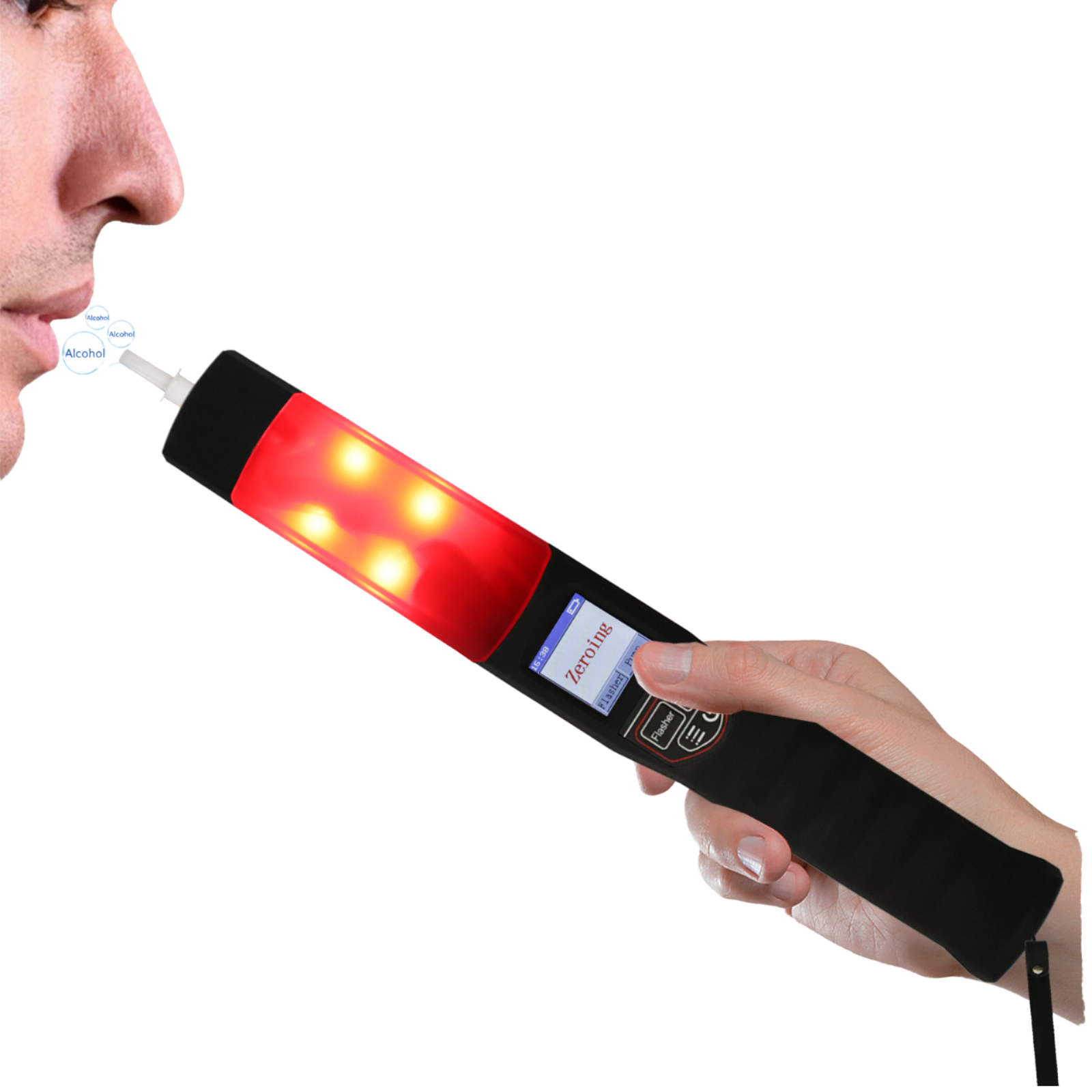Portable AT7200 Alcohol Breath Analyzer for Law Enforcement