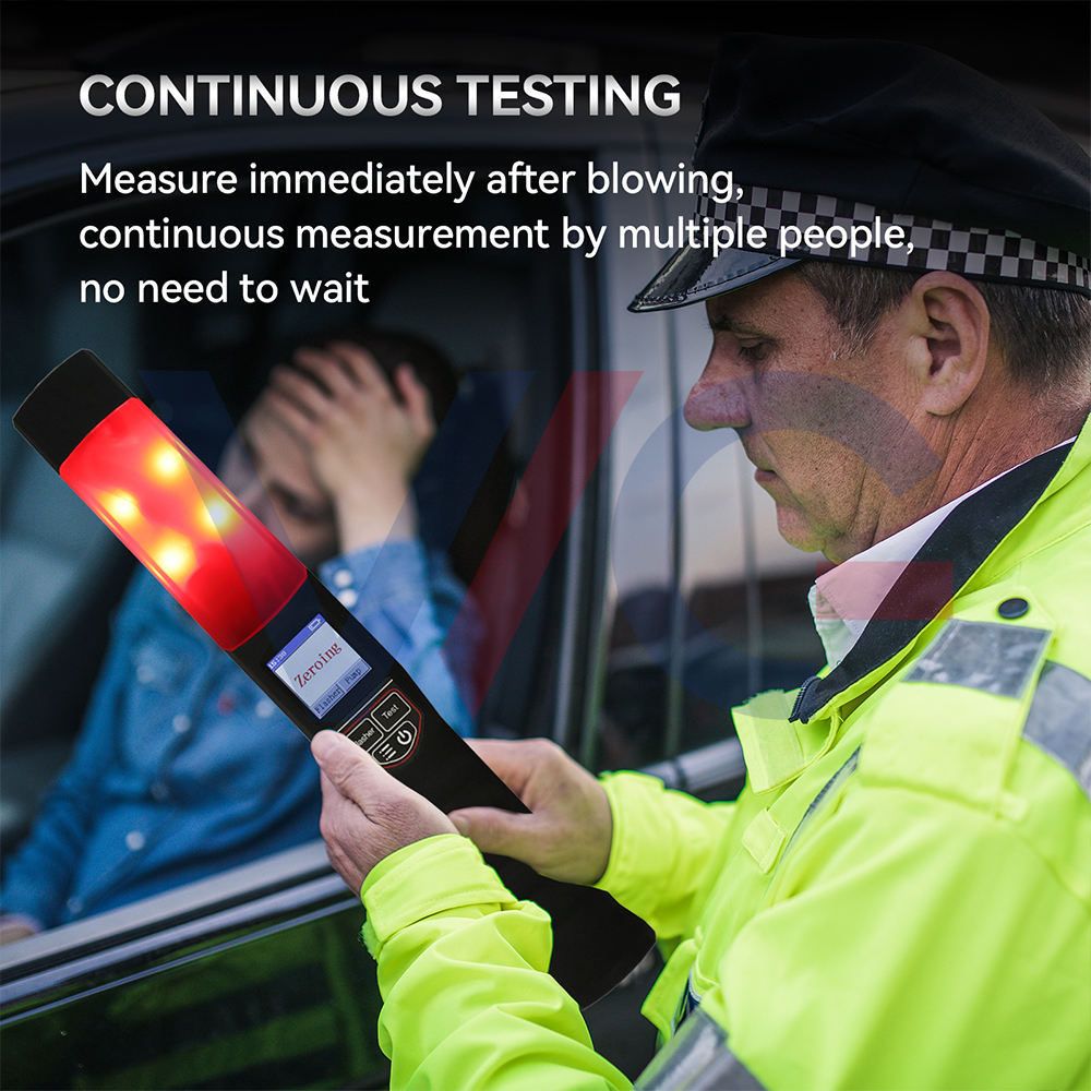 High Accuracy Digital Breathalyzer Alcohol Detection Device