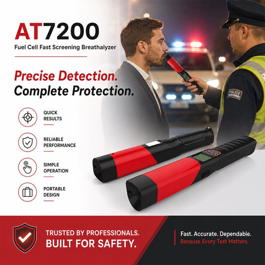 AT7200 Alcohol Breath Analyser