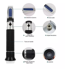 parts of Salinity Refractometer (0-100%)