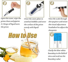 how to use Refractometer 
