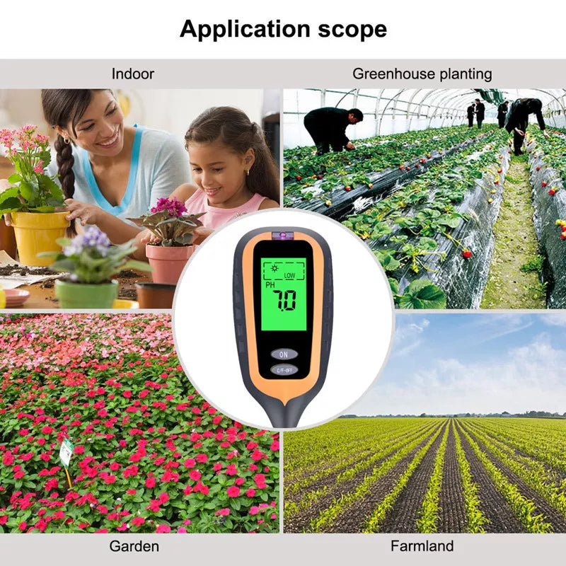 4 in 1 Soil Moisture Meter Pro