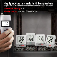 ThermoPro TP49 Digital Hygrometer with Temperature and Humidity