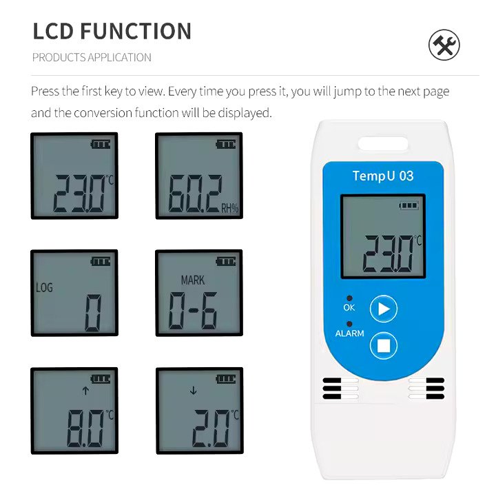 tzone tempu03 temperature humidity data logger