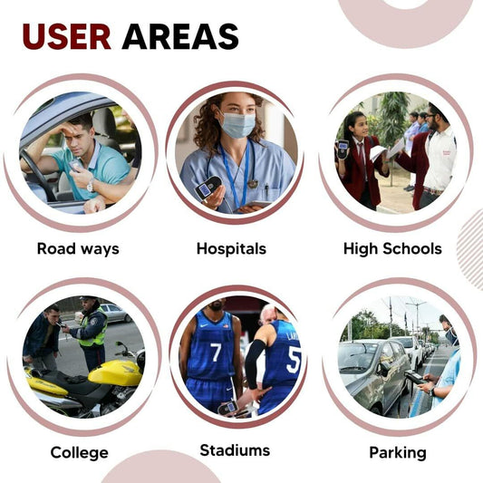 Uses of AT 818 Alcohol Breathe Analyzer