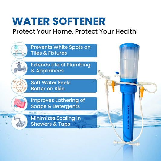 Salt-based water softener tank with control valve