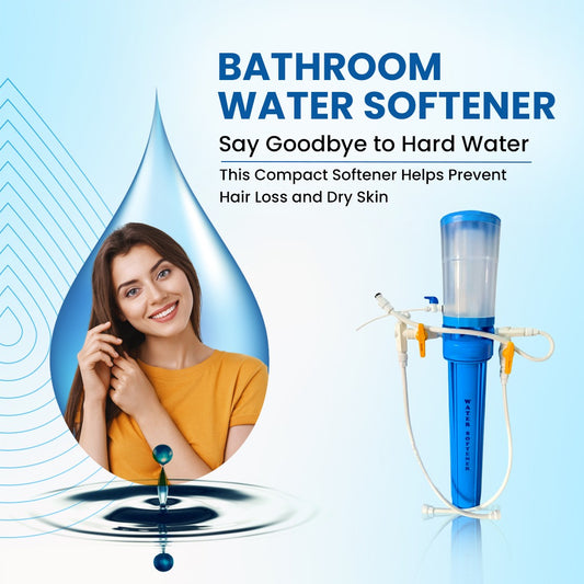 Compact water softener unit for small households