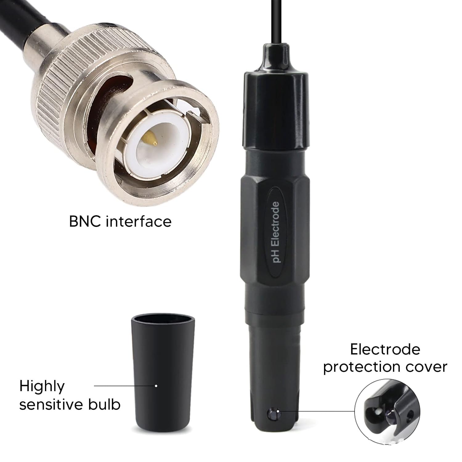 PH Electrode Probe BNC Connector