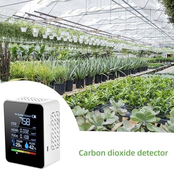 Air quality monitor 5 in 1 with CO2