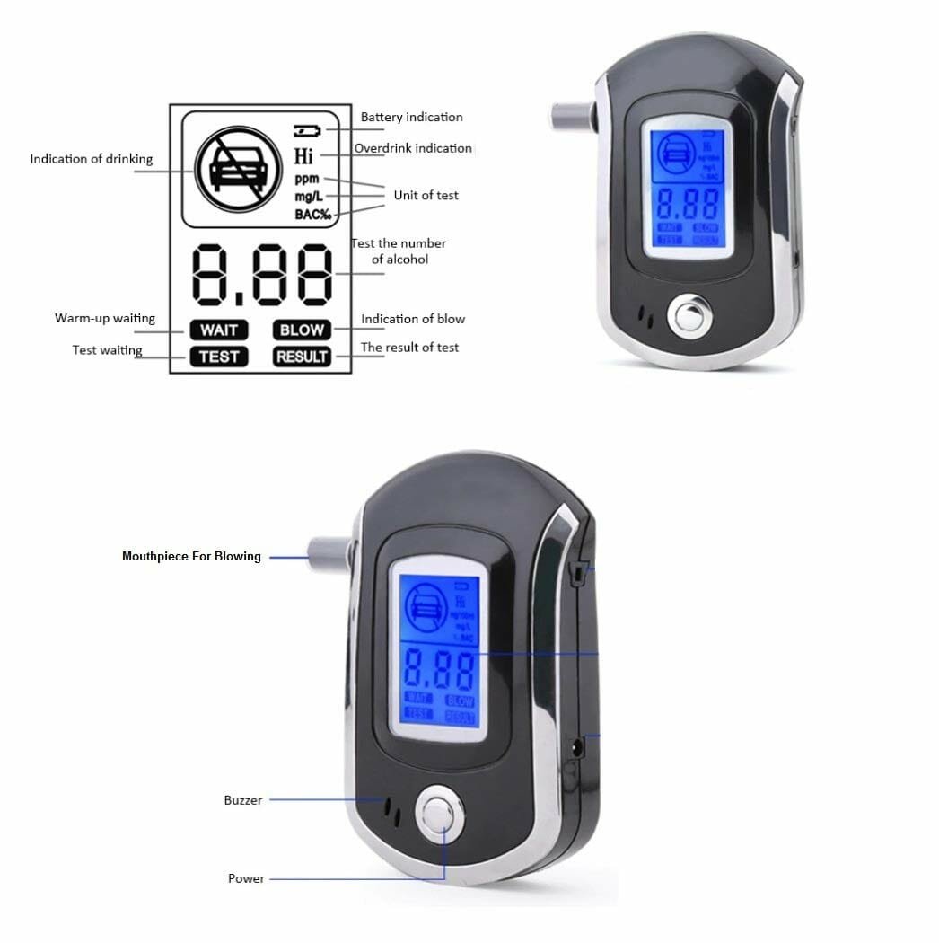 ALCOHOL BREATH TESTER  AT 6000