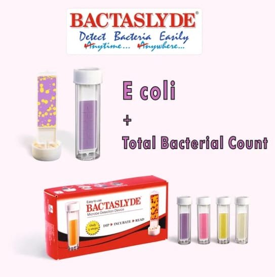 Bactaslyde ecoli tbc test kit bs102