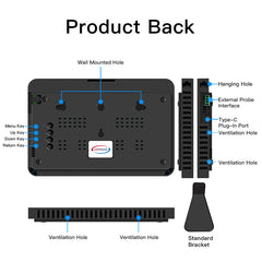 Digital Led Wall Mounted Hygrometer Jumbo Display