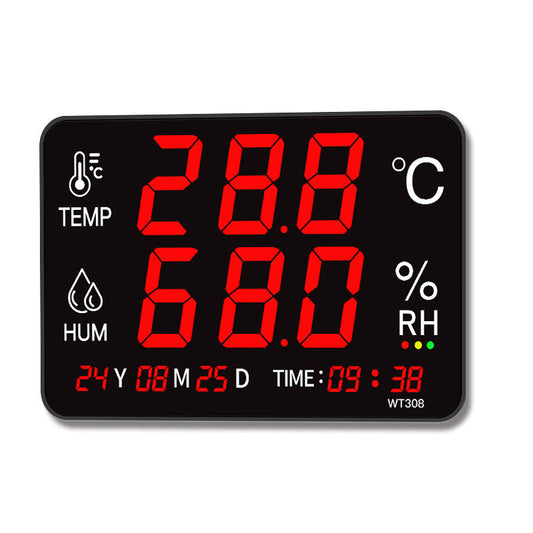 Digital Led Wall Mounted Hygrometer Jumbo Display