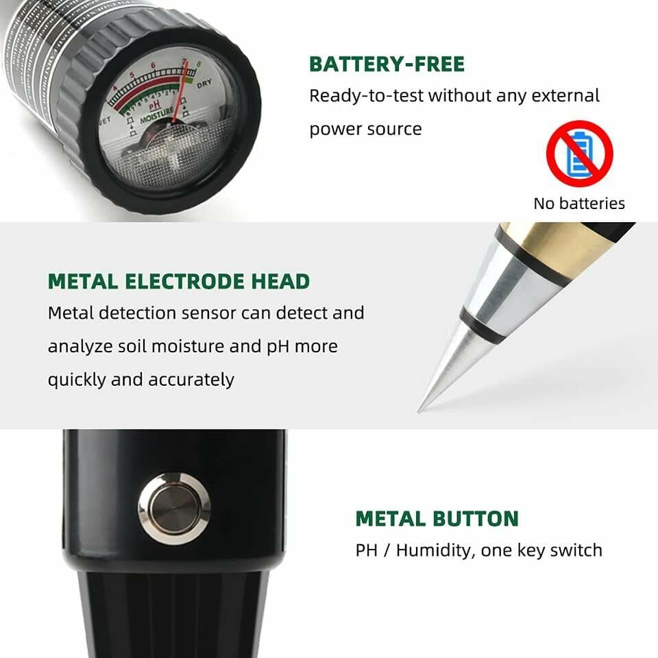 Ph Meter Soil Ph Meter Garden Flowers Soil Ph Sensors Soil