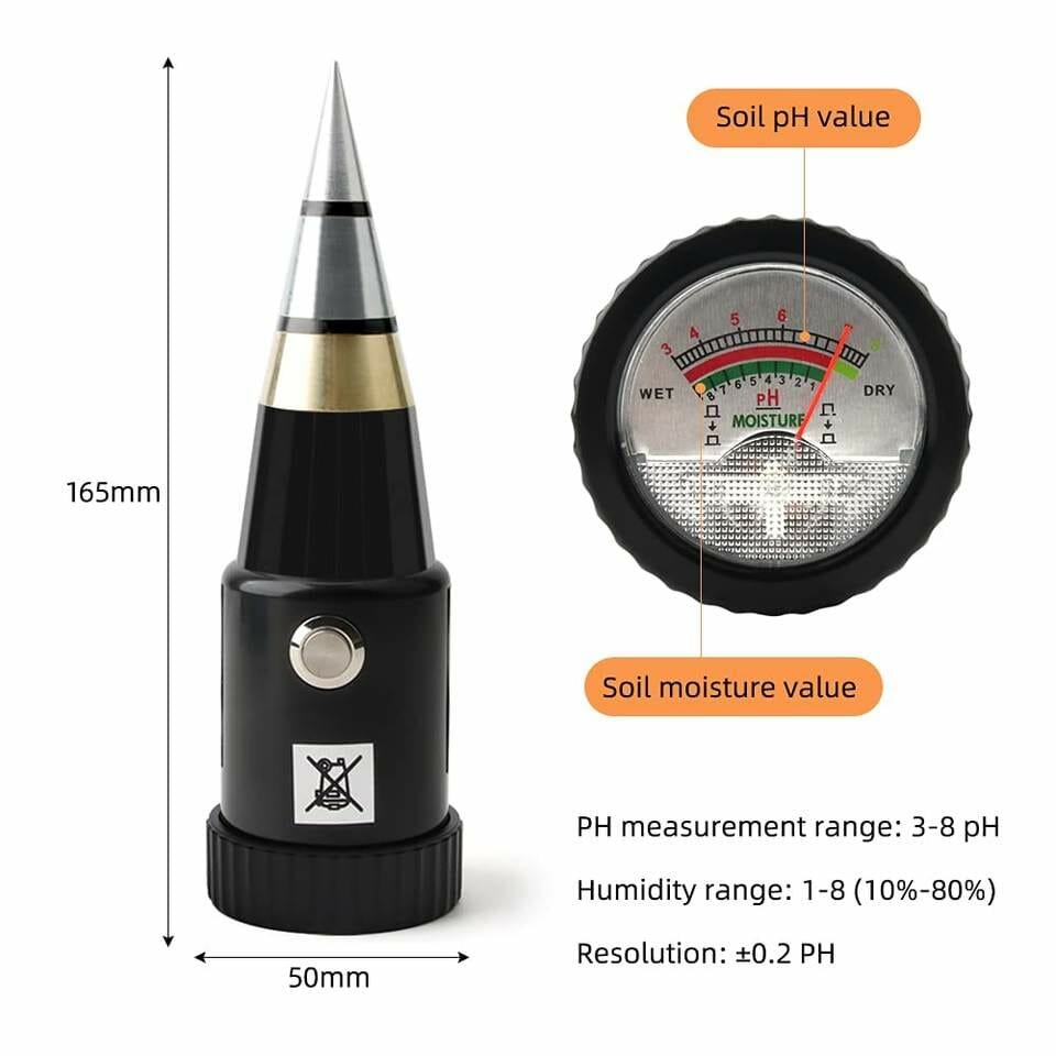 Ph Meter Soil Ph Meter Garden Flowers Soil Ph Sensors Soil