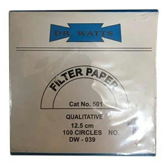 DR. WATTS Filter Paper 12.5cm