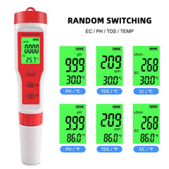 4 in 1  pH/TDS/EC/TEMP meter