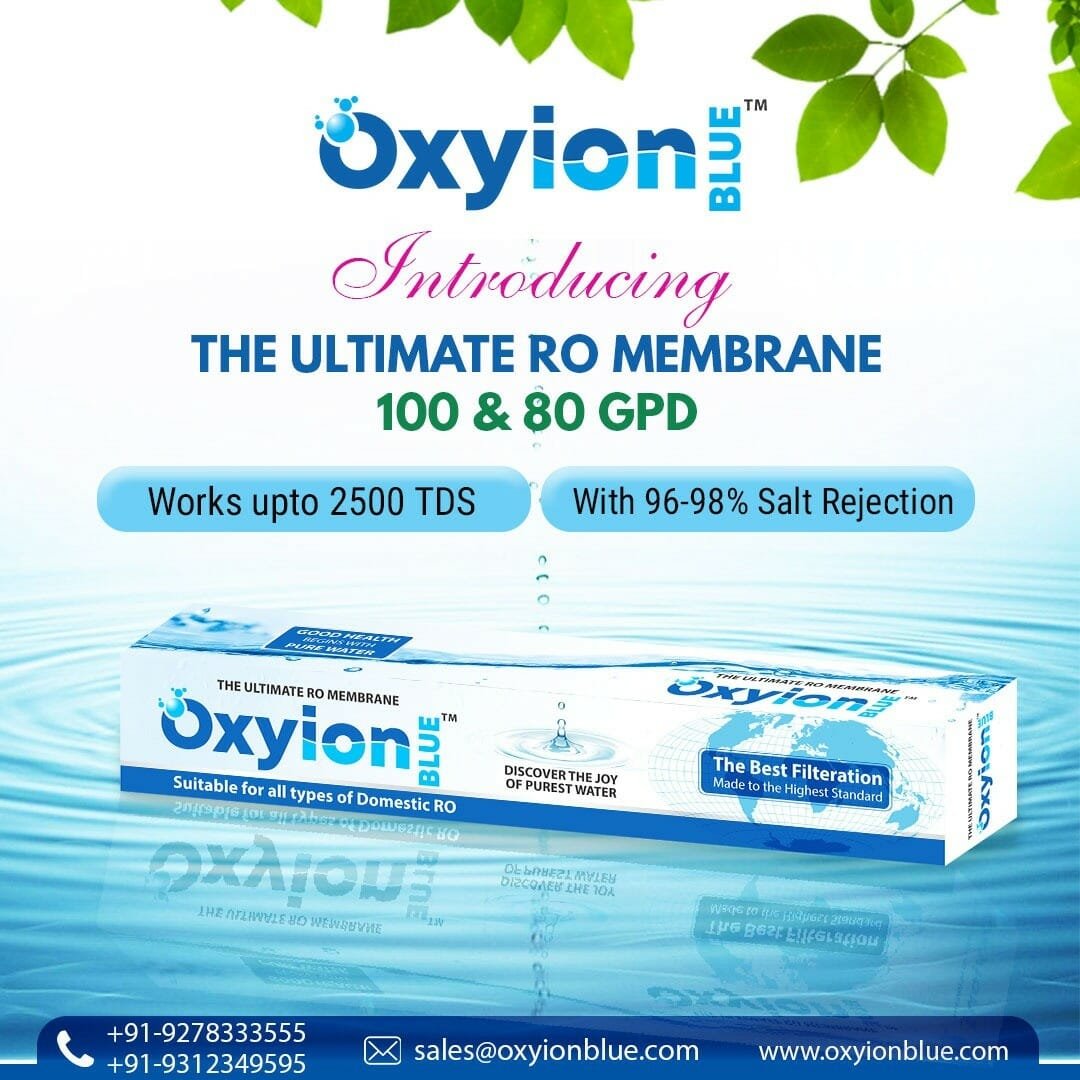 Oxyion Blue RO Membrane 100 GPD