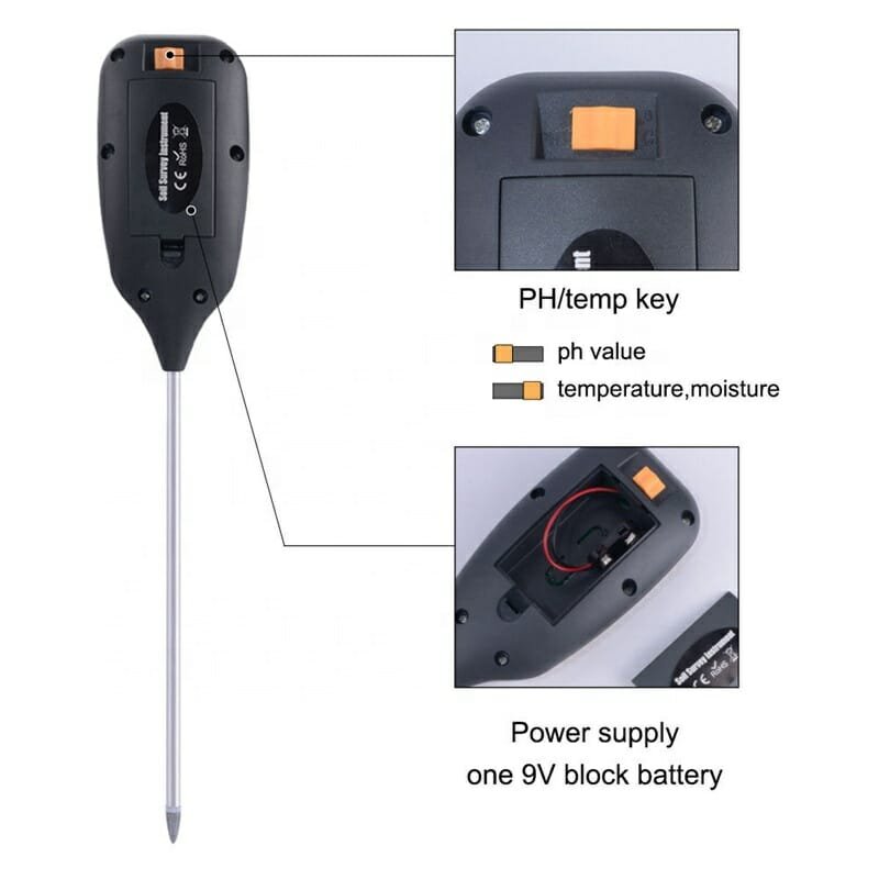 4 in 1 Soil Moisture Meter Pro