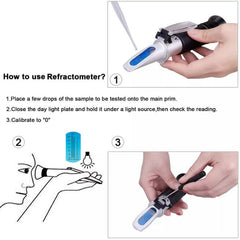 Salinity Refractometer (0-100%)